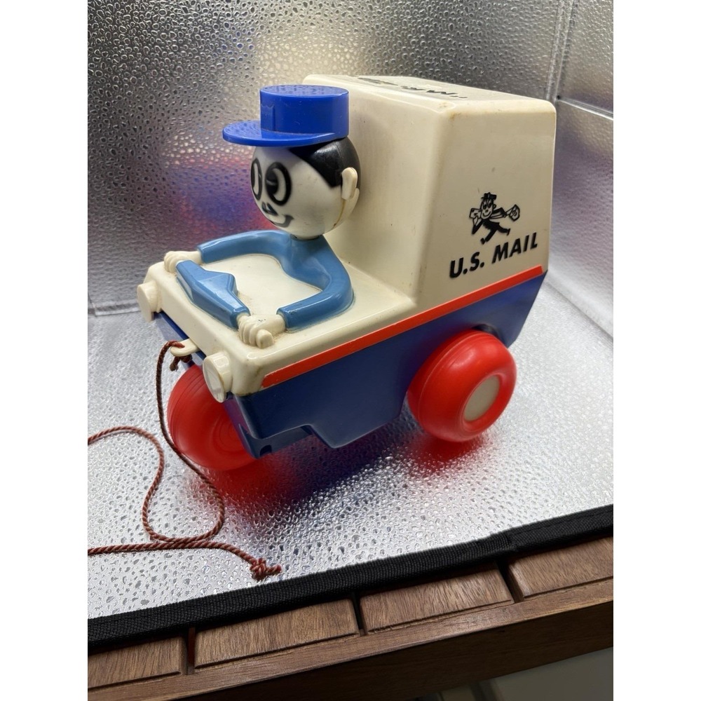 Vintage Mr Zip  USPS/ Post Office /Pull toy RARE